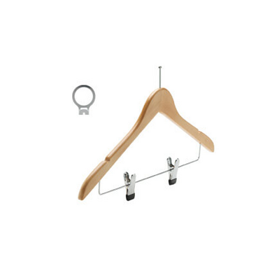 100 Cabides Anti-Roubo Hotel com Pinças ECO